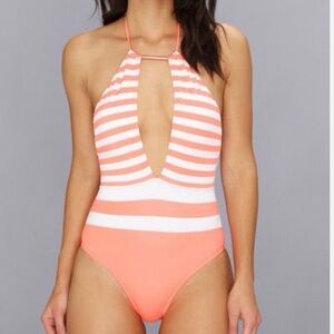 Ted Baker hot pink one piece bathing suit